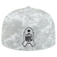 thumbnail image 4 of Men's New Era  White Detroit Lions 2025 Salute to Service Fan Pack 59FIFTY Fitted Hat, 4 of 5