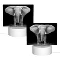 thumbnail image 2 of Fotbe Indian Elephant Pattern Acrylic Night Light Gift with 3 Color ModesTouch-Sensitive LED Lamp Perfect Gift for Mother's Day, Birthday, or Christmas, 2 of 9