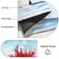 thumbnail image 2 of Red Tree Bathroom Rug Washable 2x3 Entryway Rug Non Slip Blue Sky Landscape Retro Watercolor Front Door Mat Low Pile Indoor Doormat Throw Floor Carpet for Kitchen Bedroom Entrance, 2 of 8