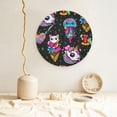 thumbnail image 5 of Zufioo Cat Icecream Print Bone China Decorative Plate, Ceramic Dinner Plate with Stand Ceramic Decoration Homewares-10in, 5 of 6