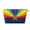 Gold, variant on Lgbt Arizona Flag Gay Pride Travel Handbag Leather Purse Organizer Tidy Bag Purse Toiletry Clutch For Women