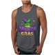 thumbnail image 4 of Tanques para Hombre para el Verano, Camisola Floral Impresión Deportiva Cuello Redondo sin Mangas, Nueva Moda Casual, 4 of 7