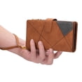 thumbnail image 2 of Wallet Case For iPhone 17 Pro Max, Premium PU Leather Flip Folio Cover RFID Blocking with 9 Card Slots, Zipper Purse Pocket, Hands-Free Kickstand, Magnetic Closure with Wrist Strap,Brown, 2 of 8