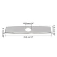 thumbnail image 2 of 10 Inch Sink Hole Cover, Deck Plate Escutcheon for 1 or 3 Hole Bathroom Kitchen Sink Faucet Round Brushed Silver, 2 of 5