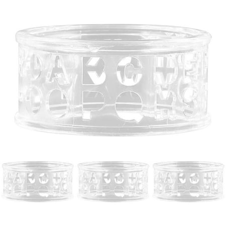 Raindrops 4-Pack Transparent Portable Golf Markers  Lightweight Outdoor Accessories for Golfers