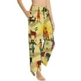 thumbnail image 2 of Kll Womens Ethnic African Print Pajama Pants Soft Pajama Bottoms For Women Cozy Lounge Pants, 2 of 9