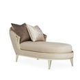 thumbnail image 5 of Michael Amini Villa Cherie Velvet Chaise in Porcini/Chardonnay Brown, 5 of 15