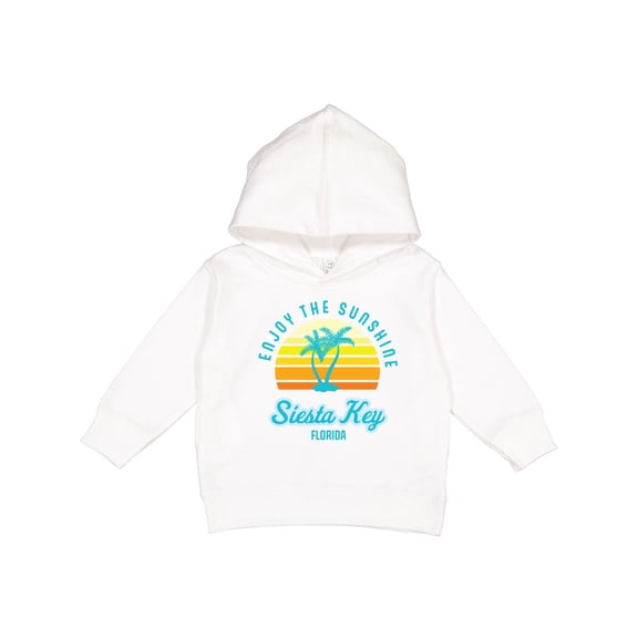 Inktastic Summer Enjoy the Sunshine Siesta Key Florida in Blue Toddler Hoodie