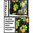 thumbnail image 5 of HAPPY BAY Men's Holiday Beach Hawaiian Short Sleeve Shirt XS Flower Parrot, Black ClipArt's Summer Vacation Holiday, 5 of 5