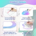 thumbnail image 2 of MoKo 5 in 1 Locker Accessory Set with Magnetic Mirror, Dry Erase Board, Pen Holder, Marker Pens, Essential Locker Set, Iridescent, 2 of 6