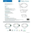thumbnail image 5 of Malibu Home Juno Oval Whirlpool Bathtub 78"x 48"x 22" in White, 5 of 5