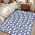 thumbnail image 4 of Navy Blue Tree Runner Rug 2.7x5 FT, Non Slip Entryway Carpet, Modern Geometric Abstract Art Washable Soft Floor Carpet Entrance Mat Non-Shedding Throw Rug for Hallway Laundry Room Bedside, 4 of 9
