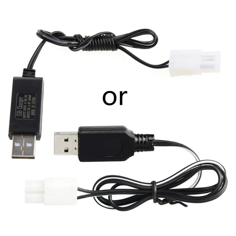 USB Charger 4.8V NiCd NiMH Battery Charger for RC Toys Battery with KET 2P Plug
