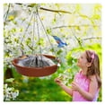 thumbnail image 1 of Baños para pájaros para exteriores: fuentes solares para baño de pájaros, cuenco para baño de pájaros con bomba de fuente solar, comedero para pájaros con energía solar, 1 of 5