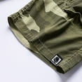 thumbnail image 5 of IROINNID Men's Summer Camouflage Outdoors Cargo Elastic Workout Shorts, 5 of 8