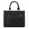 thumbnail image 6 of Wrangler HANDBAG Wrangler Tote Bag for Women Western Woven Shoulder Purse Leopard Print Handbags, Leopard-Black, 6 of 7