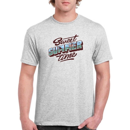 Sweet Summer Time T-Shirt Men -Smartprints Designs Male Small