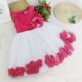 thumbnail image 5 of MSemis Kids Wedding Party Bowknot Petals Flower Girl Dress Rose 10, 5 of 5