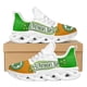 thumbnail image 1 of Zapatillas de plataforma con estampado de trébol Tendencia del Día de San Patricio Zapatos vulcanizados Zapatos casuales transpirables ligeros planos con cordones, 1 of 6