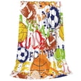 thumbnail image 2 of Vsdgher Balls Ultra-Soft Micro flannel Blanket Throw Blankets for Couch Sofa, Bed (4 sizes)-50"x40", 2 of 7
