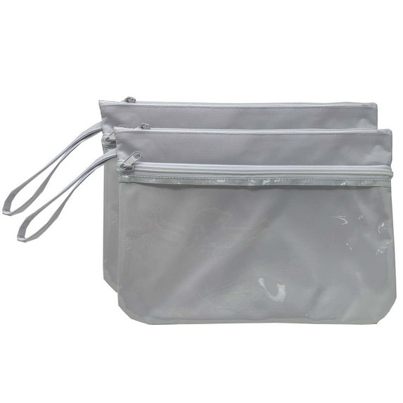 MHF Home Solid Glacier Gray 2-pack Swimsuit Sack
