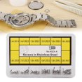 thumbnail image 4 of Stainless Steel Watch Back Screw,Stainless Steel Watch Back Watch Back Screw Watch Back Case Screw Optimized for Excellence, 4 of 10