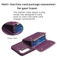 thumbnail image 2 of ELEHOLD for Samsung Galaxy A54 5G Case Wallet with Credit Card Holder Crossbody Lanyard, Soft PU Leather Magnetic Flip Folio Purse Case,Purple, 2 of 6