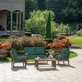 thumbnail image 6 of Arden Selections Outdoor Loveseat Cushion Set 46 x 26, Peacock Blue Green Texture, 6 of 6