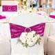 thumbnail image 4 of Cinta elástica flotante para decoración de sillas con lazo de 35 x 15 cm | Decoración para fiestas | Bodas y eventos navideños | Tela suave | Idea de regalo | Complemento versátil para asientos, 4 of 6