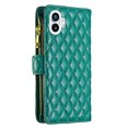 thumbnail image 6 of Wallet with [RFID Blocking] [9 Card Slots ] Zipper Pocket Phone (1) Premium Soft PU Leather Magnetic Flip Folio with Wrist Strap Kickstand Protective Cover for Nothing Phone (1),
Green, 6 of 10
