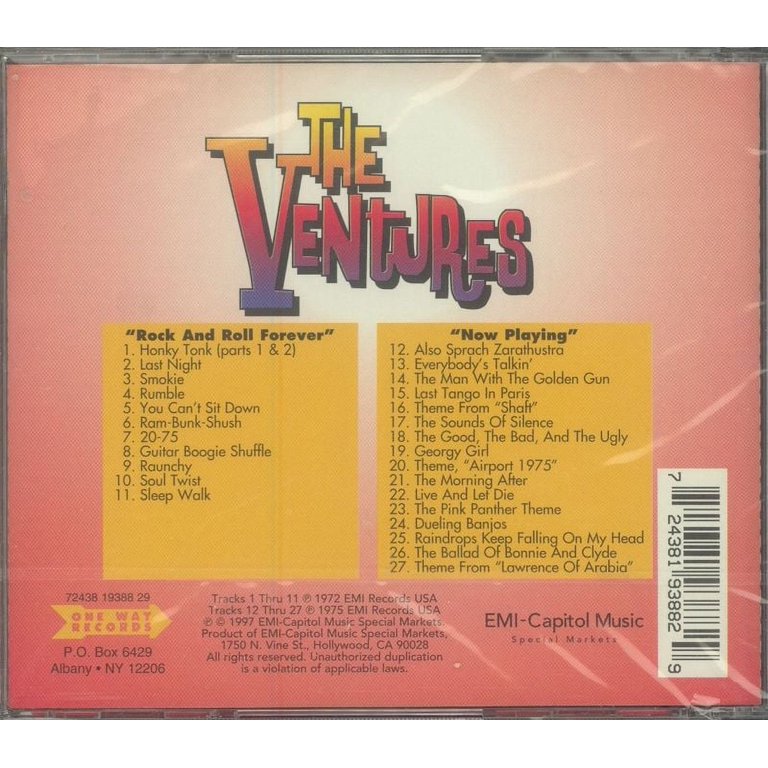 Ventures - Rock And Roll Forever / Now Playing - CD - Walmart.com