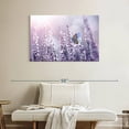 thumbnail image 2 of Elephant Stock Lavender Flower Wall Art - Horizontal Canvas Wall Art - Living Room Wall Decor - Floral And Botanical Canvas - Purple And Blue Decor - 39" x 26", 2 of 8