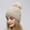 Beanies for women winter-Beige, variant on Homenesgenics Winter Hats for Women Beanies,Bobble Hat,Pom Pom Hat,Winter Windproof Outdoor Beanies Women Knitted Beanies Black Free Size