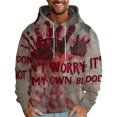 thumbnail image 3 of Sudadera con capucha sangrienta con letras que salvan vidas impresas en 3D para hombre, divertida sudadera de Halloween, sudadera con capucha para hombre, sudadera con capucha de terror informal, 3 of 5