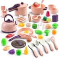 thumbnail image 1 of Kitchen Playset Bruvoalon, 56 unidades, utensilios de cocina y juguetes para frutas, 1 of 9