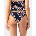 thumbnail image 3 of Roxy Playa Hermosa Reversible Hipster Cheeky - Size L - Color: Brown/Black Combo, 3 of 7