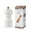 White, variant on Xecvkr 4-Inch Solid Wood Pepper Grinder Manual Mill with PU Finish for Black Pepper Sichuan Peppercorns Kitchen Refillable