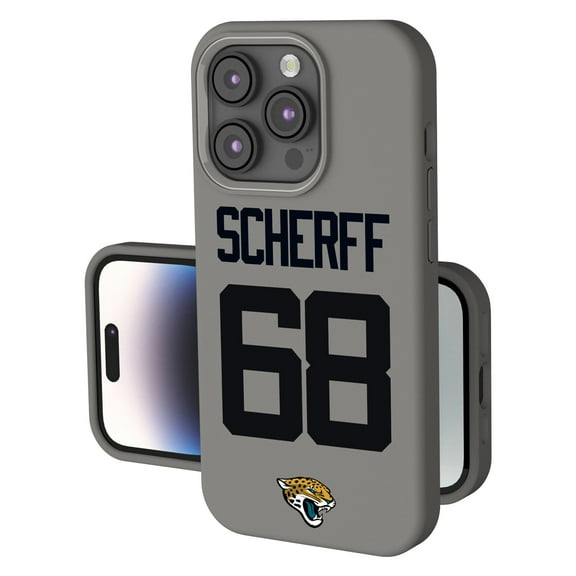 Keyscaper Brandon Scherff Gray Jacksonville Jaguars Ready Soft Touch iPhone Case