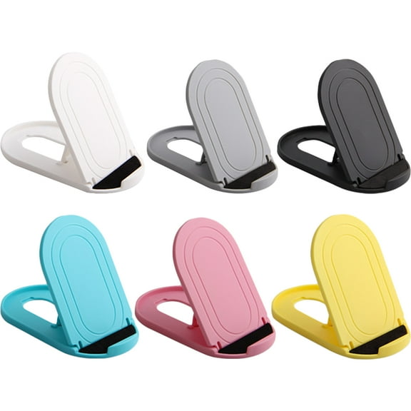 ULTNICE 6Pcs Multi Function Cellphone Tablet Holder Portable Plastic Assorted Color For General Users