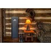 Mossy Oak 8 Gun Security Cabinet, 17-inch x 11-inch, Key Lock, Black
