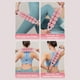 thumbnail image 5 of Bastón de masaje Double Platoons | Maza de relajación muscular con puntas de diente de lobo | Masajeador de pantorrillas, muslos y espalda para yoga y fitness | Plástico duradero de alta densida, 5 of 5