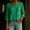 A-Green, variant on ClodeEU Women's Round Neck Long Sleeve Peplum Blouse,Casual Solid Color Ruffle Hem Top A-Blue,Women's Plus L