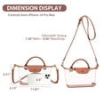 thumbnail image 2 of FALAN MULE Clear Crossbody Bag Stadium Approved with Adjustable Strap for Concerts and Sports Events, 2 of 6