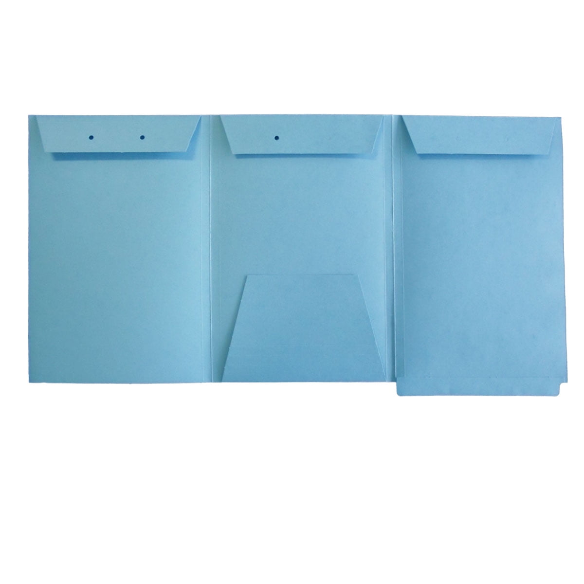 Patent and Trademark Folder, End Tab for Shelf Filing, Blue -"U.S. Trademark Application" (Box of 25)