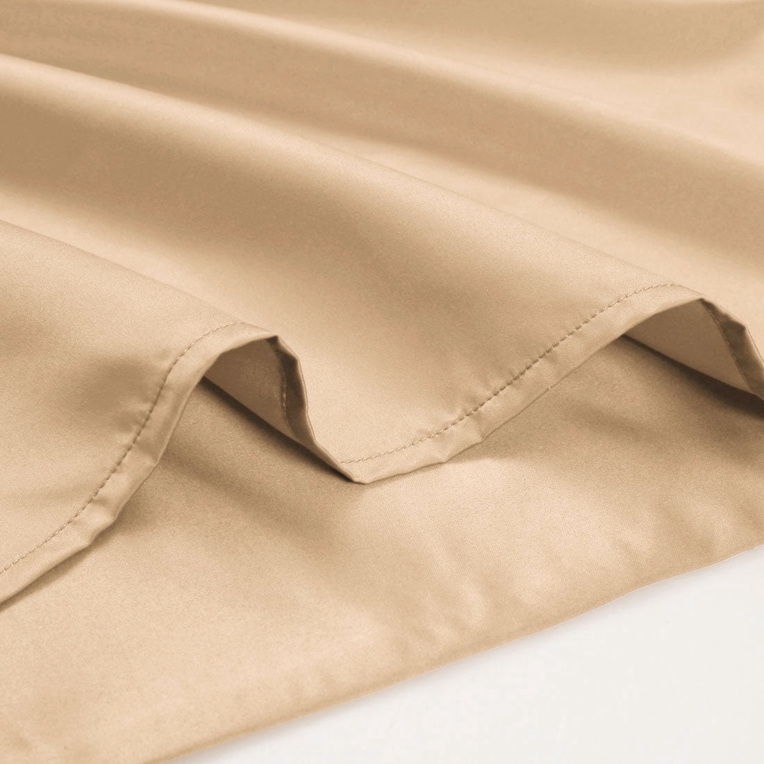 Unique Bargains Luxury Silky Satin Body Pillow Case Gold 20" x 72"