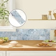 thumbnail image 3 of 2 Rolls Marble Wallpaper Borders for Mirror Frame Border Contact Paper for Bathroom Marble Frame Stickers for Wall Decor Vinyl Waterproof Peel and Stick Wallpaper Border,4"x95", 3 of 6