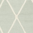 thumbnail image 6 of SAFAVIEH Kids Moroccan Wool Runner Rug, Mint/Ivory, 2'6" x 8', 6 of 6