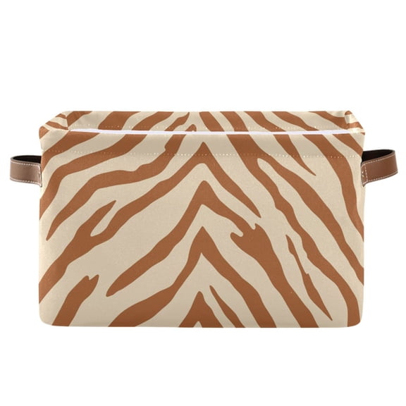 Textured Foldable Storage Large Fabric Storage Baskets Organizer Storage Bins with Handles for Home Office