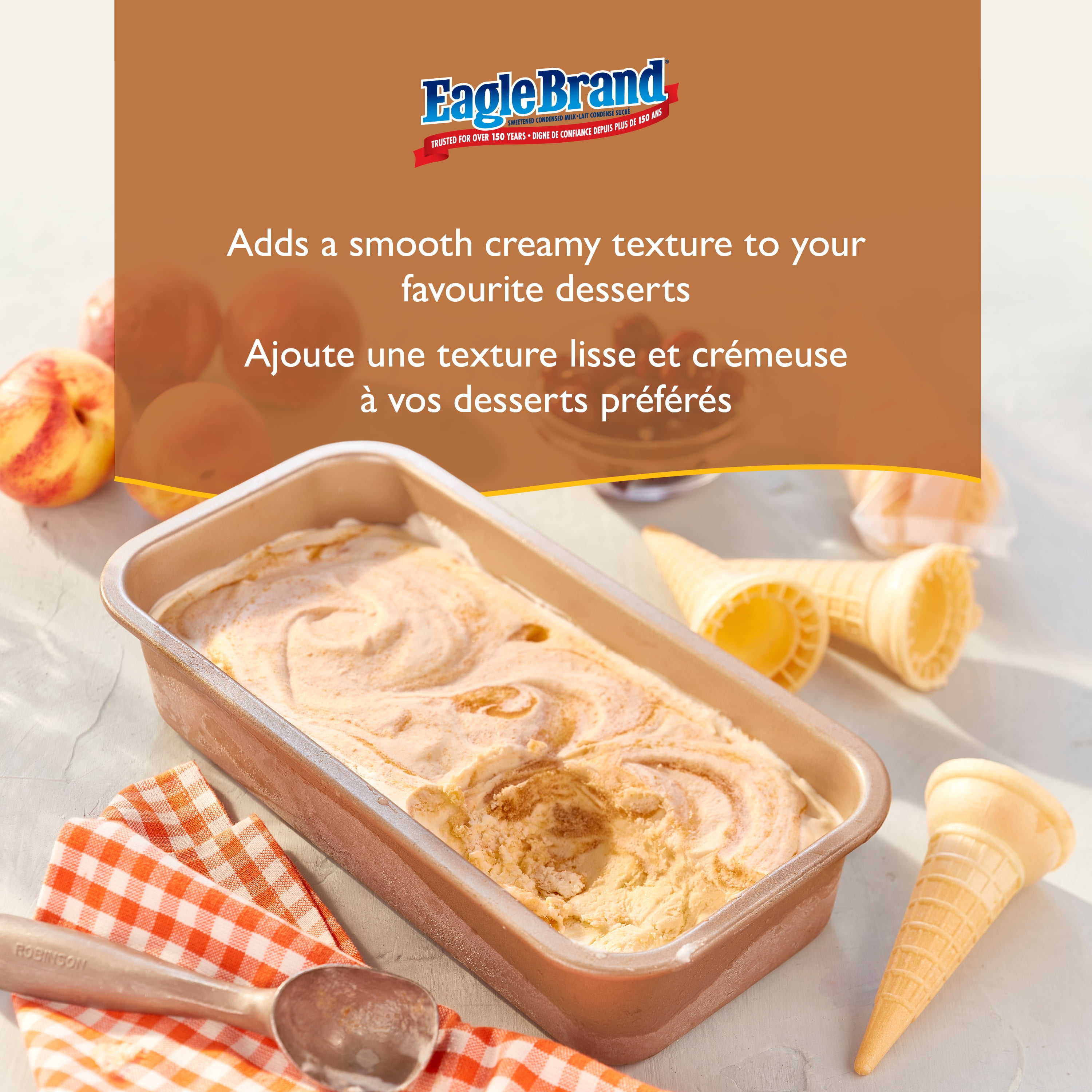 Lait concentré sucré Eagle Brand, Dulce De Leche, 300 ml 300 ml