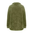 thumbnail image 3 of nerohusy Womens Half Zip Sherpa Pullover Fuzzy Fleece Oversized Sweatshirts 2025 Long Sleeve Winter Warm Outerwear with Pockets Green,L, 3 of 9